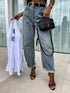'Jovana' High Waist Wide Leg Jeans - Celes Fashion